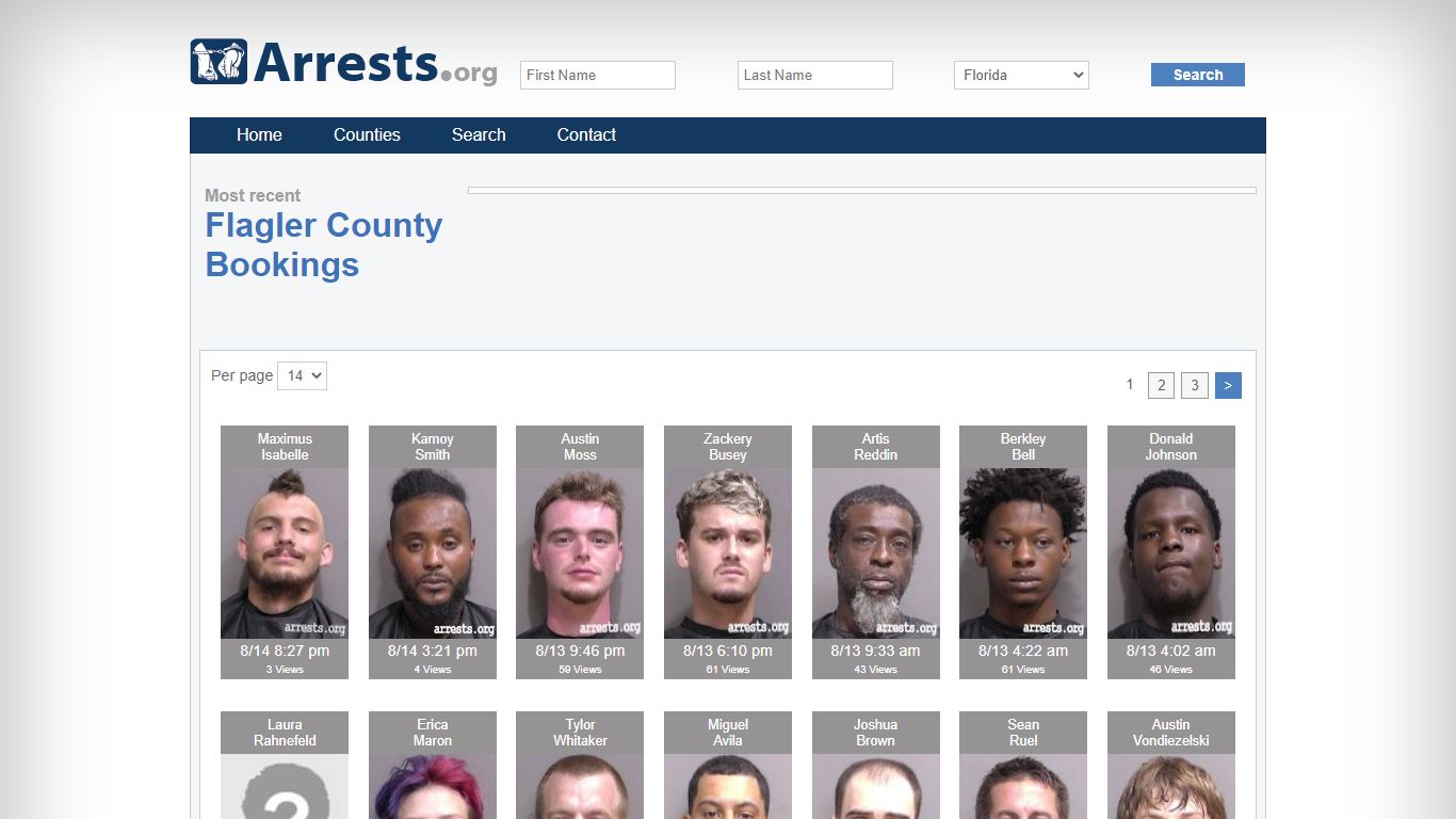 Flagler County Arrests and Inmate Search